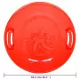 Slittino Rotondo Rosso 66,5 cm in PP