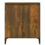 Credenza Rovere Fumo 60x35x70 cm in Legno Multistrato