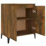 Credenza Rovere Fumo 60x35x70 cm in Legno Multistrato