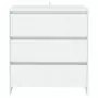 Credenza Bianca 70x41x75 cm in Truciolato