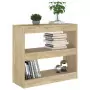 Libreria/Divisorio Rovere Sonoma 80x30x72 cm