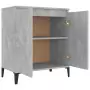 Credenza Grigio Cemento 60x35x70 cm in Truciolato