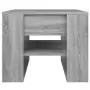 Tavolino Salotto Grigio Sonoma 55,5x55x45 cm Legno Multistrato