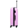 Set Valigie Trolley a Custodia Rigida 2 pz Rosa in ABS