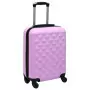 Set Valigie Trolley a Custodia Rigida 2 pz Rosa in ABS