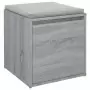 Cassetto Contenitore Grigio Sonoma 40,5x40x40 cm in Multistrato