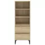 Credenza Rovere Sonoma 40x36x110 cm in Legno Multistrato