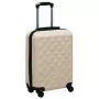 Set Valigie Trolley a Custodia Rigida 2 pz Oro in ABS