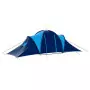 Tenda da campeggio in tessuto per 9 persone blu e blu scuro