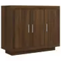 Credenza Rovere Marrone 92x35x75 cm in Legno Multistrato