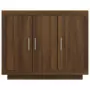 Credenza Rovere Marrone 92x35x75 cm in Legno Multistrato