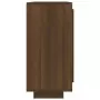 Credenza Rovere Marrone 92x35x75 cm in Legno Multistrato