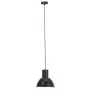 Lampada a Sospensione 25 W Nera Rotonda 28,5 cm E27