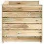 Set Divani da Giardino su Pallet 2 pz Legno di Pino Impregnato