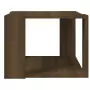 Tavolino Salotto Rovere Marrone 40x40x30cm Legno Ingegnerizzato