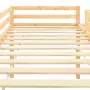 Letto a Castello per Bambini Scivolo e Scala in Pino 97x208cm