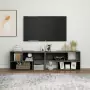 Mobile TV Grigio Lucido 149x30x52 cm in Truciolato