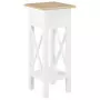 280057  Tavolino Laterale Bianco 27x27x65,5 cm in Legno