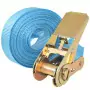 Cinghie d’Ancoraggio 4 pz a Cricchetto 0,8 T 6mx25mm Blu