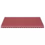 Tessuto di Ricambio per Tenda da Sole Rosso Borgogna 5x3 m