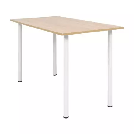 Tavolo da Pranzo 120x60x73 cm Rovere e Bianco