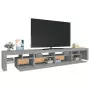 Mobile Porta TV con Luci LED Grigio Sonoma 260x36,5x40 cm