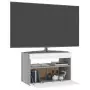 Mobile Porta TV con Luci LED Grigio Sonoma 60x35x40 cm