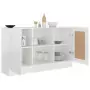 Credenza Bianco Lucido 120x30,5x70 cm in Truciolato