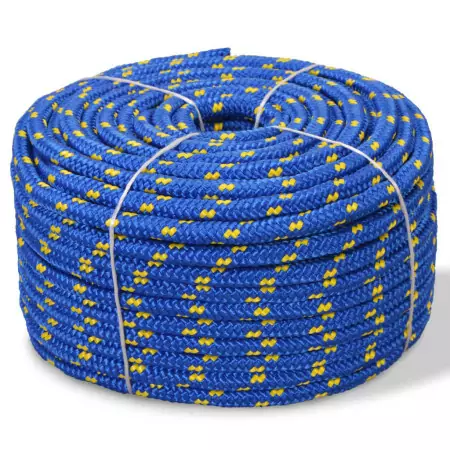 Corda Nautica in Polipropilene 6 mm 100 m Blu