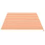 Tessuto di Ricambio per Tenda da Sole Giallo e Arancio 5x3,5 m