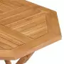 Tavolo da Giardino Pieghevole 85x85x76cm Legno Massello di Teak