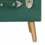 Sgabello con Contenitore 40 cm in Velluto Verde