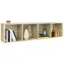 Libreria / Mobile TV Rovere Sonoma 36x30x143 cm in Truciolato