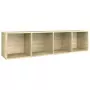 Libreria / Mobile TV Rovere Sonoma 36x30x143 cm in Truciolato