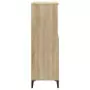 Credenza Rovere Sonoma 60x36x110 cm in Legno Multistrato