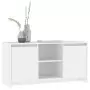 Mobile Porta TV Bianco 102x37,5x52,5 cm in Truciolato