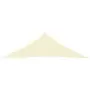 Parasole a Vela Oxford Triangolare 4x4x5,8 m Crema