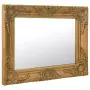 Specchio da Parete Stile Barocco 50x40 cm Oro
