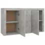 Credenza Grigio Cemento 120x36x69 cm in Truciolato