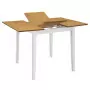 Set per Sala da Pranzo 5 pz in MDF Bianco