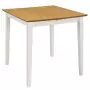 Set per Sala da Pranzo 5 pz in MDF Bianco