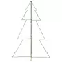 Albero di Natale a Cono 240 LED per Interni Esterni 118x180 cm