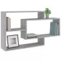 Mensola a Muro Grigio Sonoma 104x20x58,5 cm Legno Multistrato