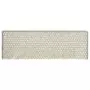 Tappeti Autoadesivi Scale Aspetto Sisal 15 pz 65x25 cm Beige