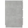 Scrivania Grigio Cemento 140x50x77 cm in Truciolato