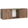 Mobile TV Rovere Fumo 88,5x27,5x30,5 cm in Truciolato