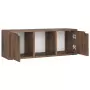 Mobile TV Rovere Fumo 88,5x27,5x30,5 cm in Truciolato