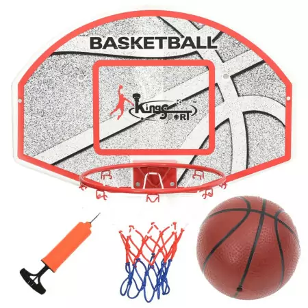 Set Canestro da Basket da Parete 66x44,5 cm