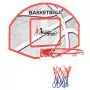 Set Canestro da Basket da Parete 66x44,5 cm