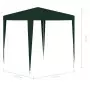 Gazebo per Feste Professionale 2x2 m Verde